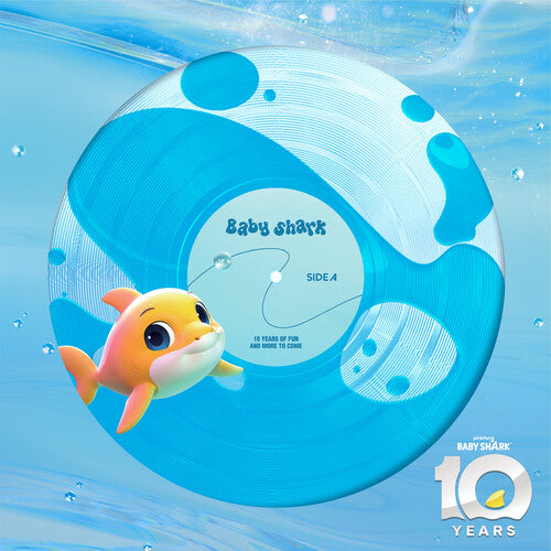Pinkfong - Baby Shark - Liquid-Filled Ocean Blue Vinyl - 10 Years Edition