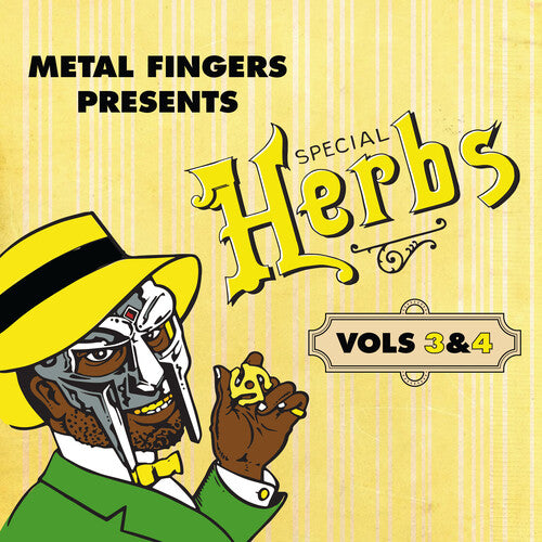 MF DOOM - Metal Fingers Presents: Special Herbs Vol. 3 & 4 - Lemon Yellow Vinyl