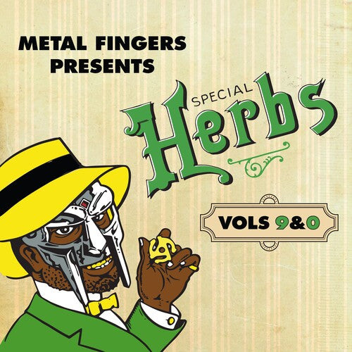 MF DOOM - Metal Fingers Presents: Special Herbs Vol. 9 & 0 - Cassette - Green Shell