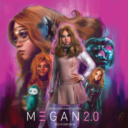 Chris Bacon - M3GAN 2.0 (Soundtrack) - Translucent Pink & White with Purple Splatter Vinyl