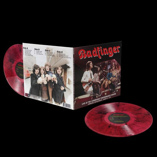 Badfinger - Live At The Performance Center Cambridge MA 3/31/79 - Red & Black Marble Colored Vinyl