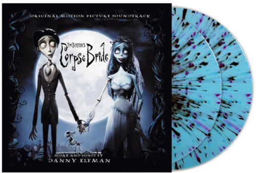 Danny Elfman - Corpse Bride (Soundtrack) - Blue Moon with Purple & Black Ghost Splatter Vinyl