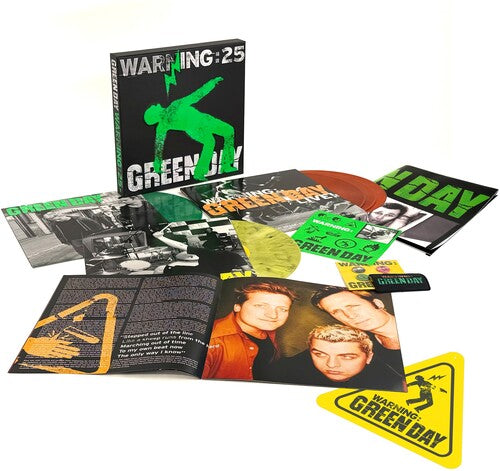 Green Day - Warning - 5LP Boxset - Green/Yellow/Orange Vinyl - 25th Anniversary
