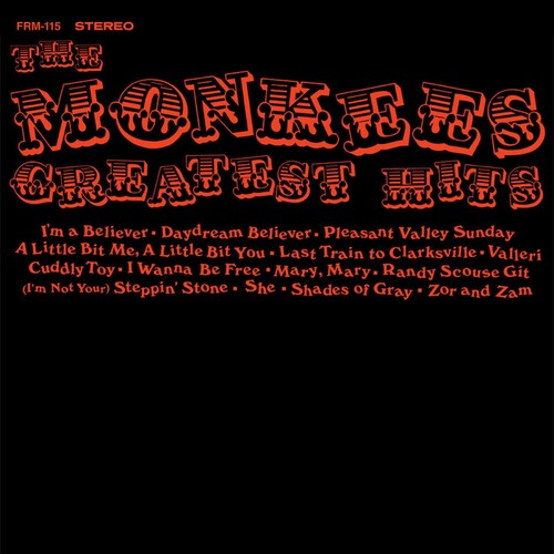 The Monkees - The Monkees Greatest Hits - Sunspot Orange Hand Poured Effect Vinyl