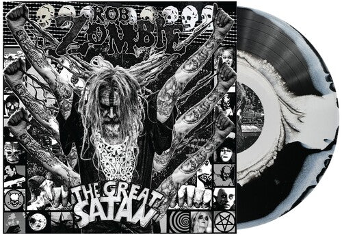 Rob Zombie - The Great Satan - Black White Swirl Vinyl