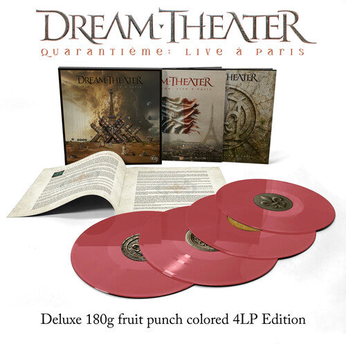 Dream Theater - Quarantieme: Live A Paris - Fruit Punch Colored Vinyl