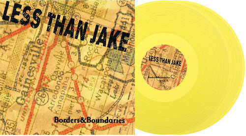 Less Than Jake - Borders & Boundaries - Yellow Vinyl - 25th Anniversary