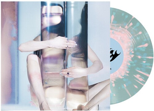 Poppy - Empty Hands - Pink in Ice Blue with Pink + Blue Splatter Vinyl
