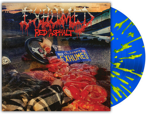 Exhumed - Red Asphalt - Royal Blue with Splatter Vinyl