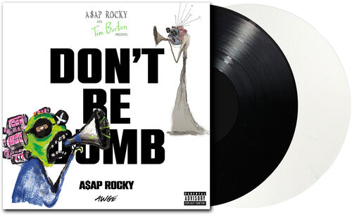 A$AP Rocky and Tim Burton - Don't Be Dumb - 1 Black + 1 White Vinyl