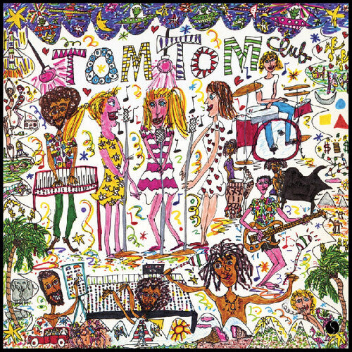Tom Tom Club - Tom Tom Club - Clear with Pink, White & Green Splatter Vinyl - 45th Anniversary