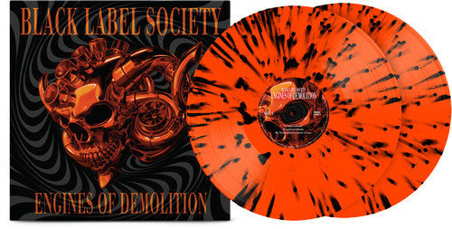 Black Label Society - Engines Of Demolition - Orange & Black Splatter Vinyl