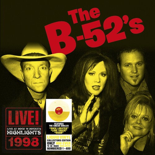 B-52's - Live At Rock 'n Rockets - Yellow Liquid Vinyl - Deluxe Edition