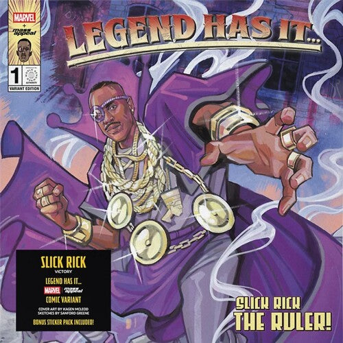 Slick Rick - Victory - Marvel Variant, Purple & Blue w/ Black Splatter Vinyl
