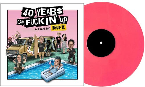 NOFX - 40 Years Of Fuckin' Up (Soundtrack) - Pink Vinyl