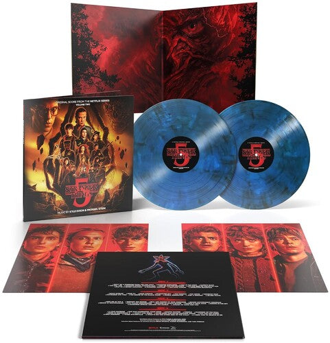 Kyle Dixon & Michael Stein - Stranger Things 5 (Original Score From The Netflix Series) Volume 2 - Upside Down Inter-Dimensional Blue Colored Vinyl