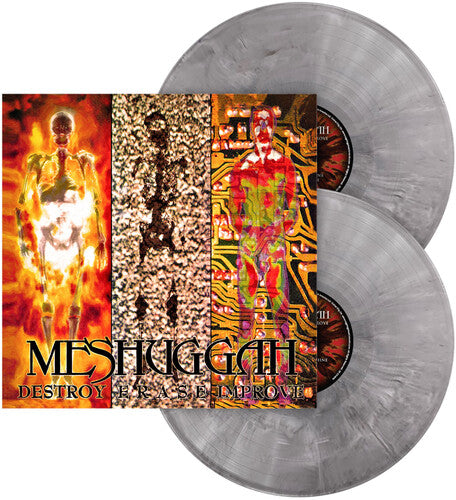 Meshuggah - Destroy Erase Improve - Gray, Black White Marble Vinyl - 30th Anniversary Edition