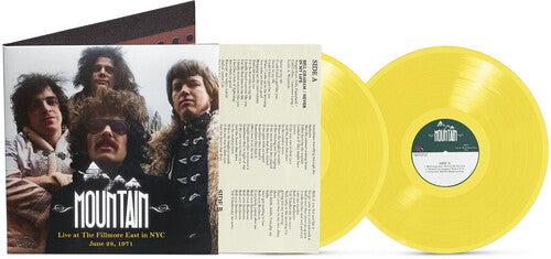 Mountain - Live At The Fillmore East In NYC June 28, 1971 - Yellow Vinyl
