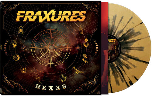 Fraxures - Hexes - Black/Gold Splatter Vinyl