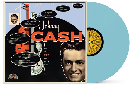 Johnny Cash - With His Hot & Blue Guitar - Blue Vinyl