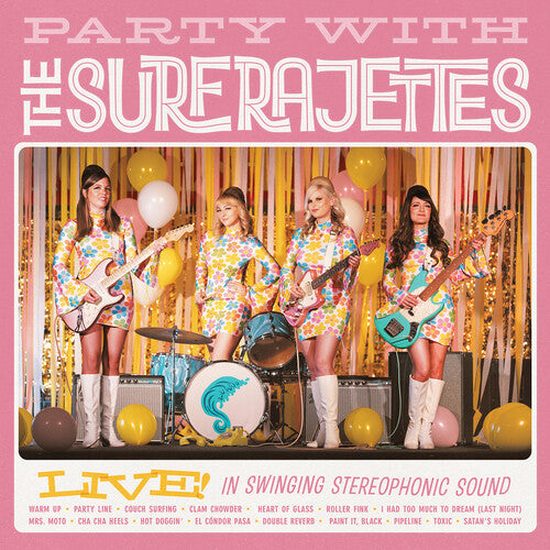The Surfrajettes - Party with The Surfrajettes LIVE! - Arctic White Colored Vinyl