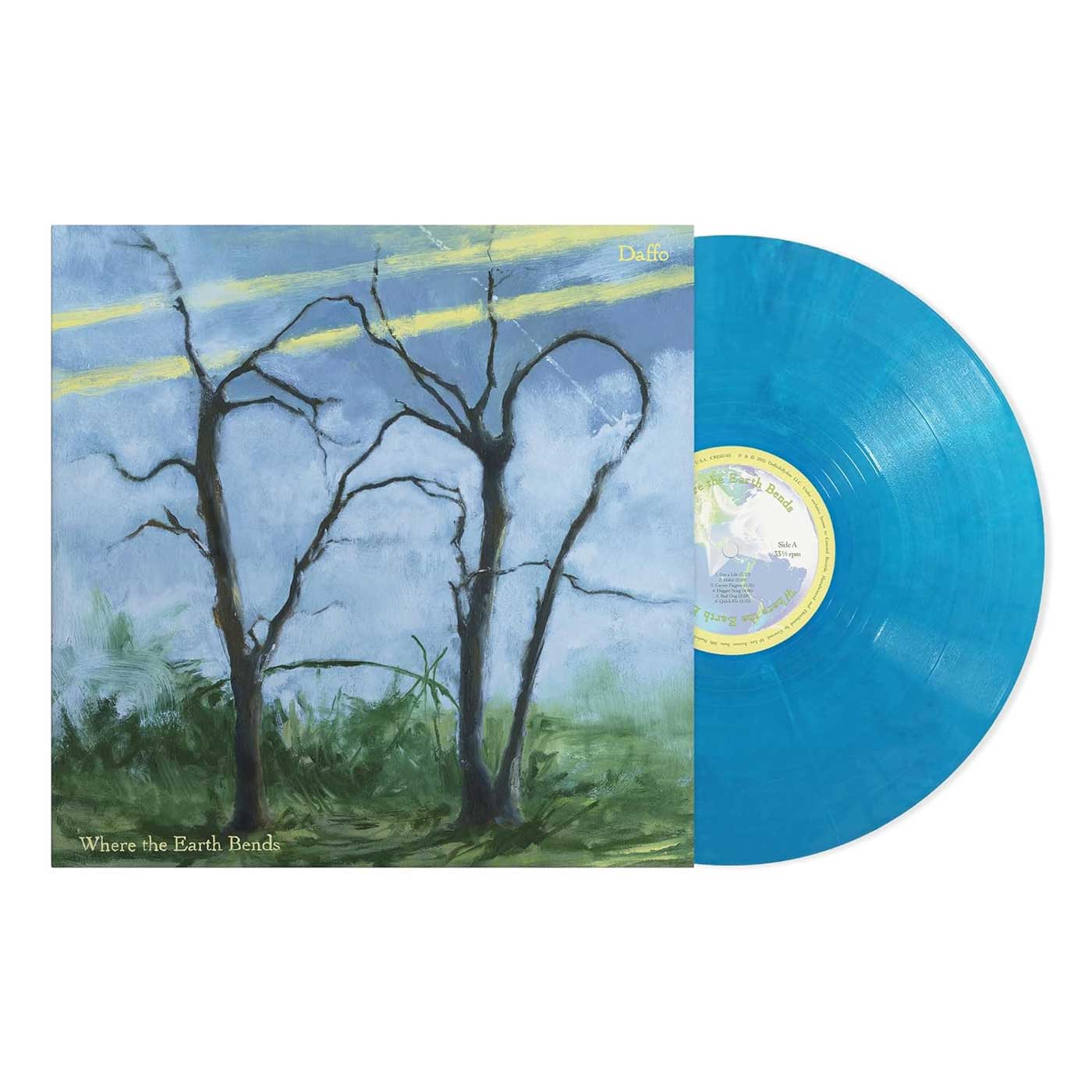 Daffo - Where the Earth Bends - Eco-Mix Blue Vinyl