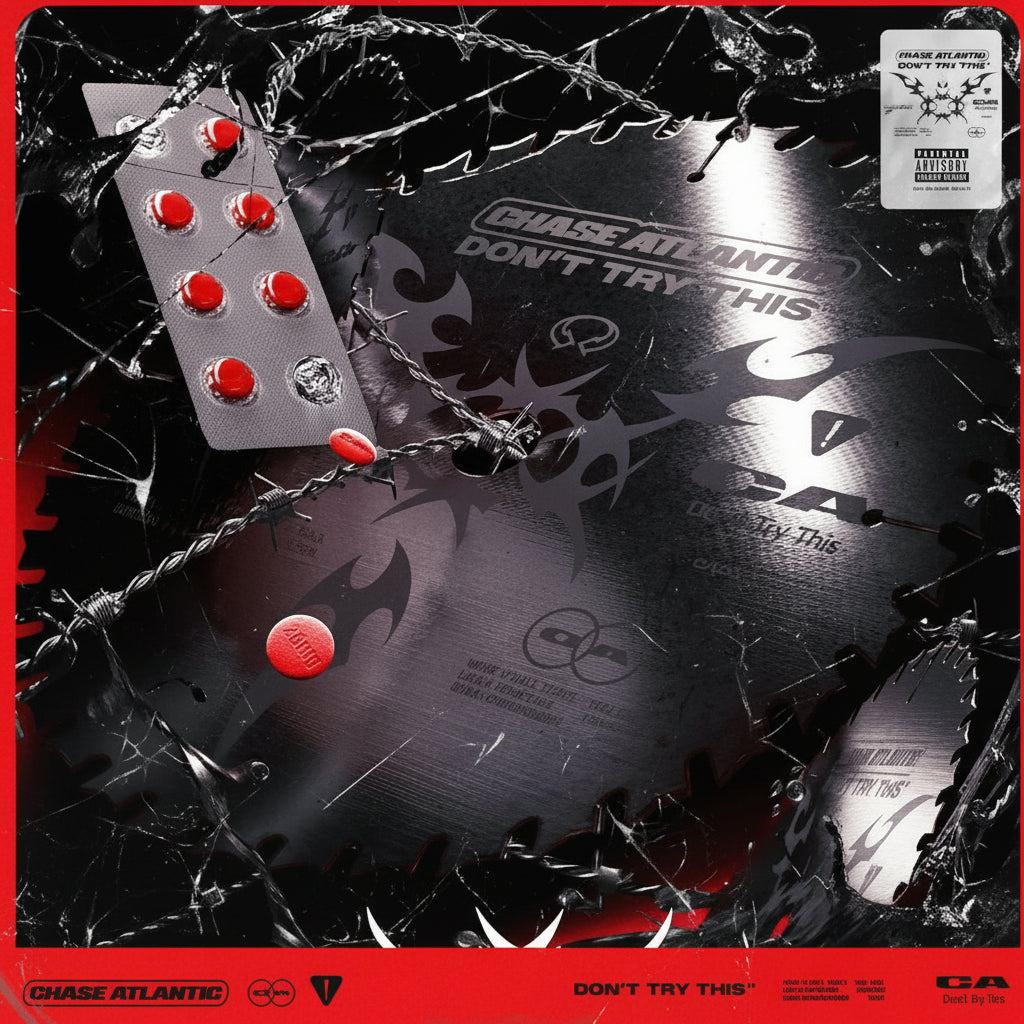 Chase Atlantic - DON'T TRY THIS - 12" - Clear/Red/Orange/Splatter Vinyl