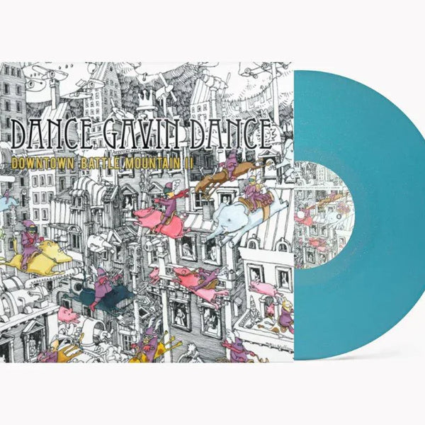 Dance Gavin Dance - Downtown Battle Mountain II - Light Blue Glitter Vinyl - 15th Anniversary