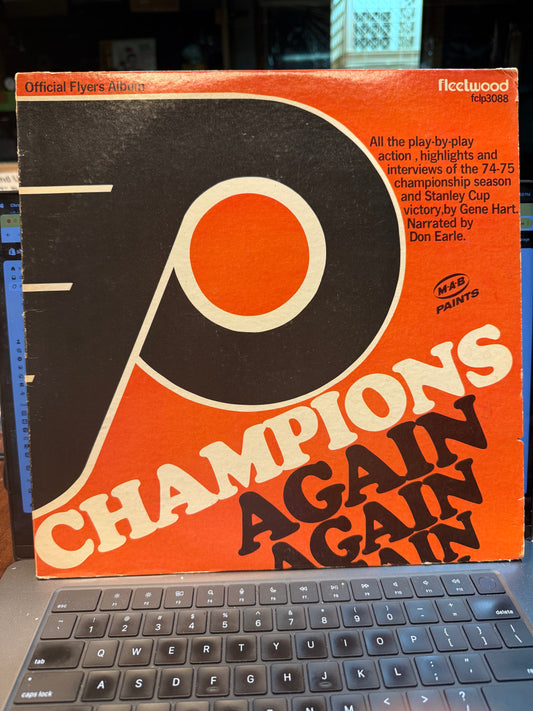 Philadelphia Flyers – Champions Again, Again, Again - Used - Autographed