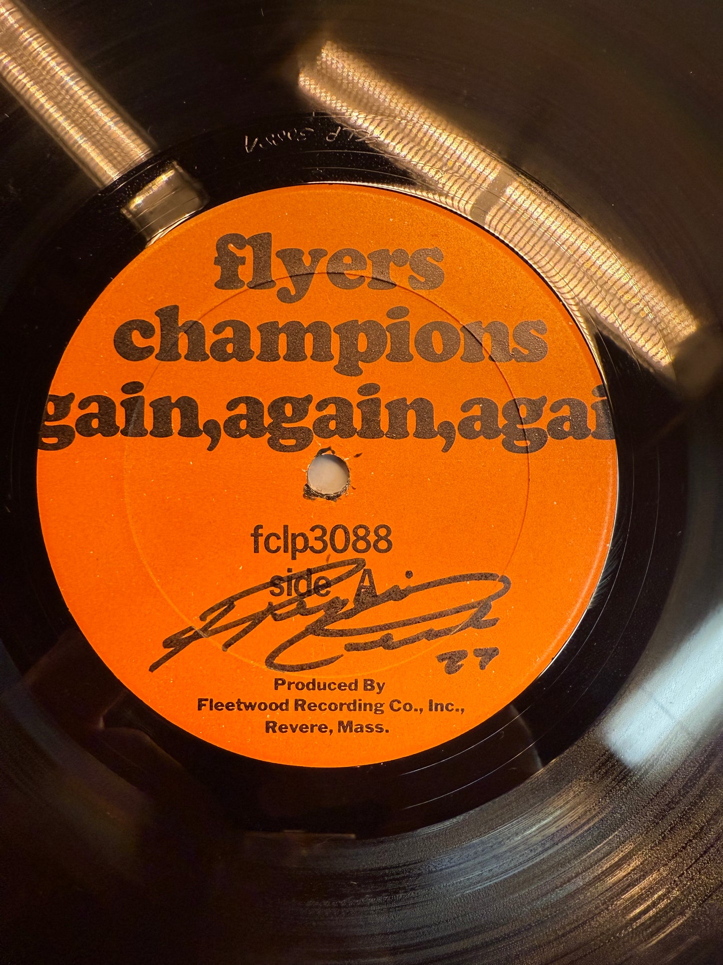 Philadelphia Flyers – Champions Again, Again, Again - Used - Autographed