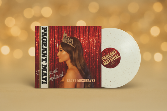 Kacey Musgraves - Pageant Material - 10th Anniversary - Clear Gold Glitter Vinyl