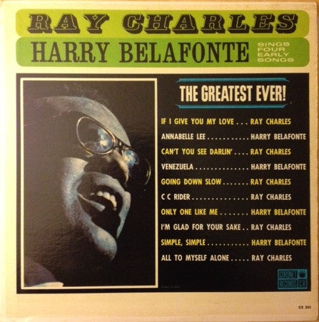 Ray Charles & Harry Belafonte - The Greatest Ever - Used