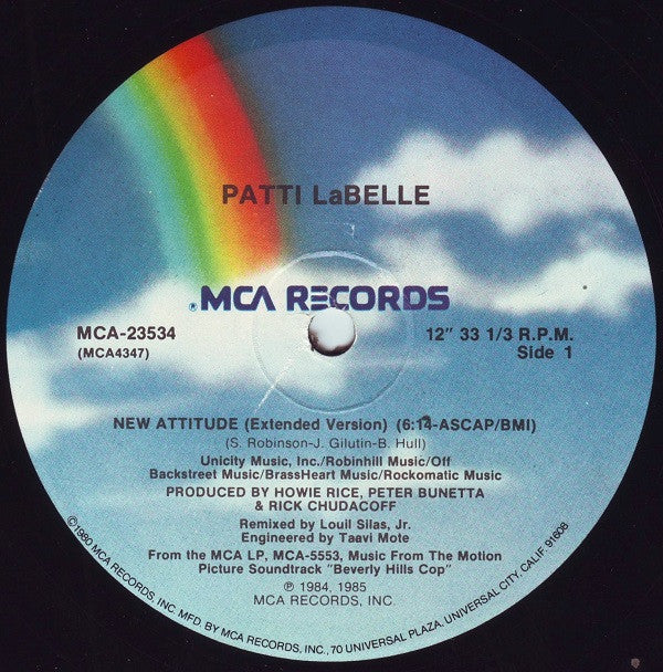 Patti LaBelle/Harold Faltermeyer - New Attitude/Axel F - Used