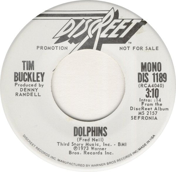 Tim Buckley - Dolphins - Used