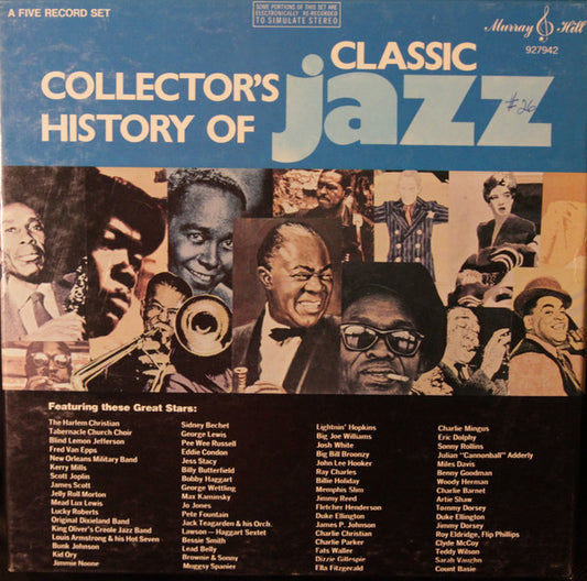 Various Artists - Collector's History of Classic Jazz - Box Set - Used