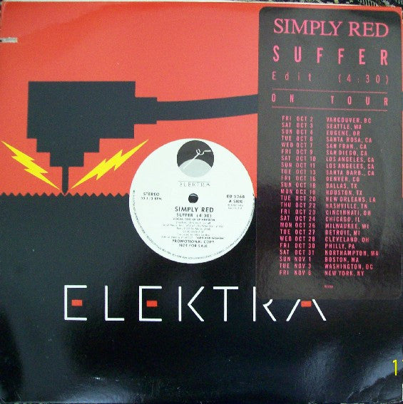 Simply Red - Suffer - 12" Single - Promo - Used