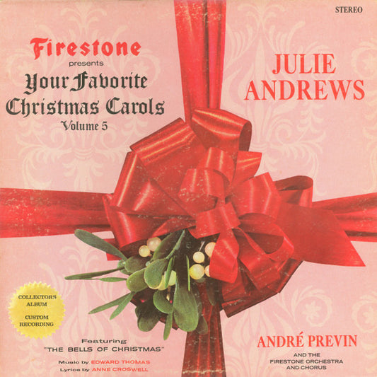 Julie Andrews With Andre Previn - Your Favorite Christmas Carols Vol. 5 - Used