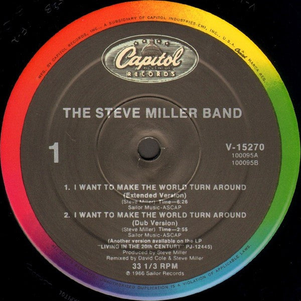 Steve Miller Band - I Want To Make The World Turn Around - Used