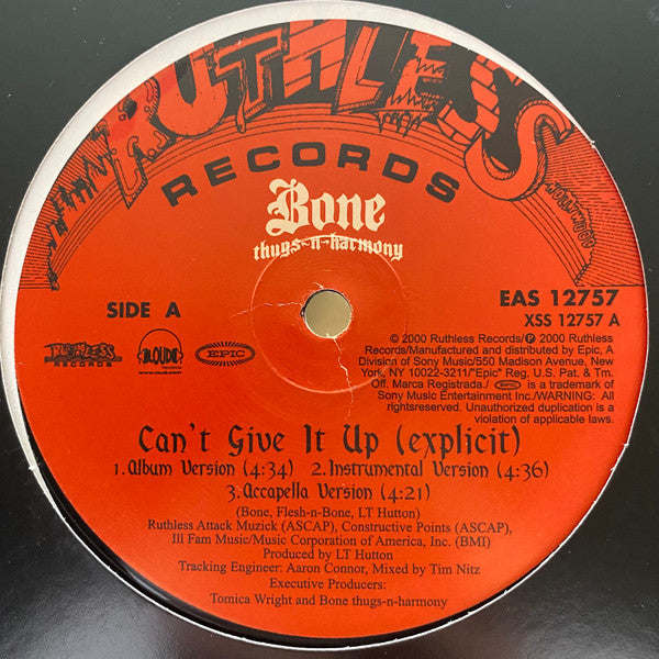 Bone Thugs-N-Harmony - Can't Give It Up - Used