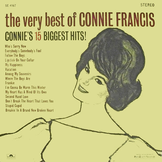 Connie Francis - The Very Best of Connie Francis (Connie's 15 Biggest Hits) - Used