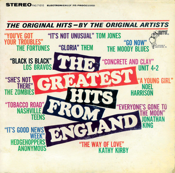 Various Artists - The Greatest Hits From England - Used