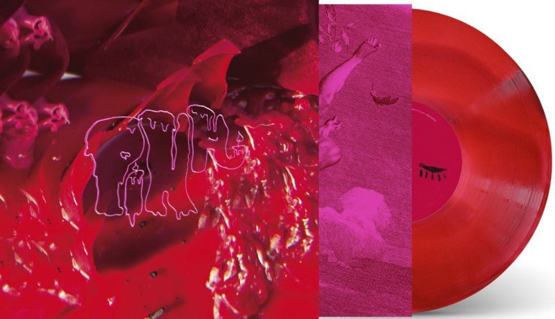 Arcade Fire - Pink Elephant (Total Meltdown) - 'Twister Effect' Red Rransparent & Pink Opaque Vinyl