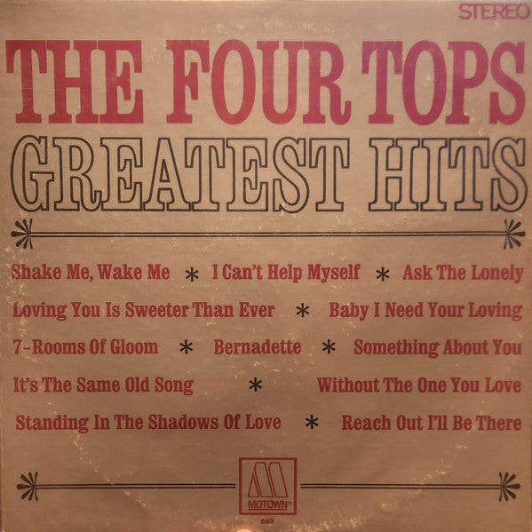 Four Tops - Four Tops Greatest Hits - Used