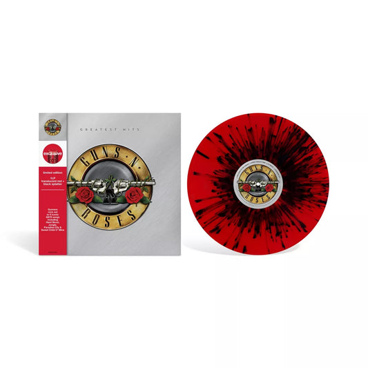 Guns N' Roses - Greatest Hits - Red W/ Black Splatter Vinyl