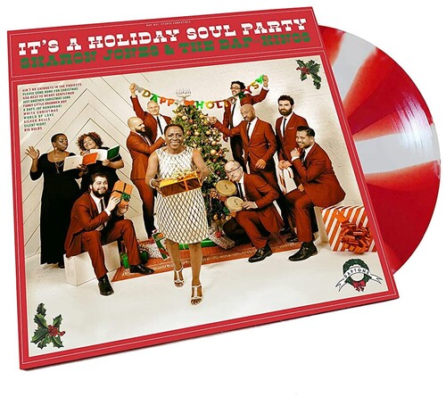 Sharon Jones & The Dap Kings -  It's A Holiday Soul Party - Candy Caned Colored Vinyl