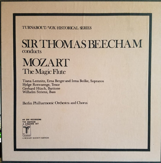 Sir Thomas Beecham - Mozart: The Magic Flute - Used