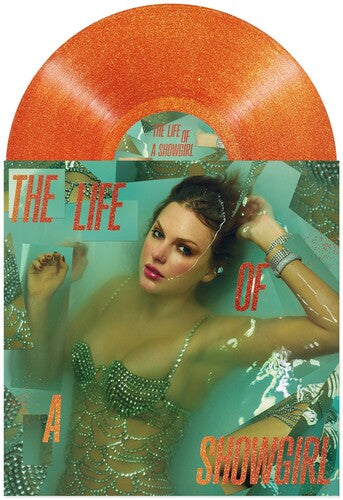 Taylor Swift - The Life of a Showgirl - Sweat and Vanilla Perfume Portofino Orange Glitter Vinyl