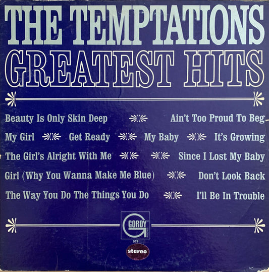 The Temptations - Greatest Hits - $2 Jawn