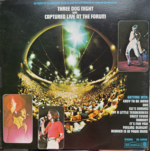 Three Dog Night – Captured Live At The Forum - $1 Bin