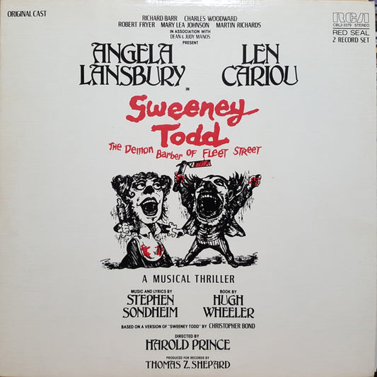 Stephen Sondheim - Sweeney Todd - Original Cast Recording - Used